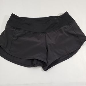LULULEMON SHORTS ATHLETIC RUNNING LINED BLACK 4
